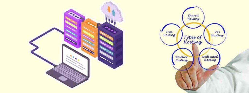 শেয়ার্ড হোস্টিং ডায়াগ্রাম